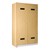 Coat & Hat Uniform Storage Cabinet w/ Doors